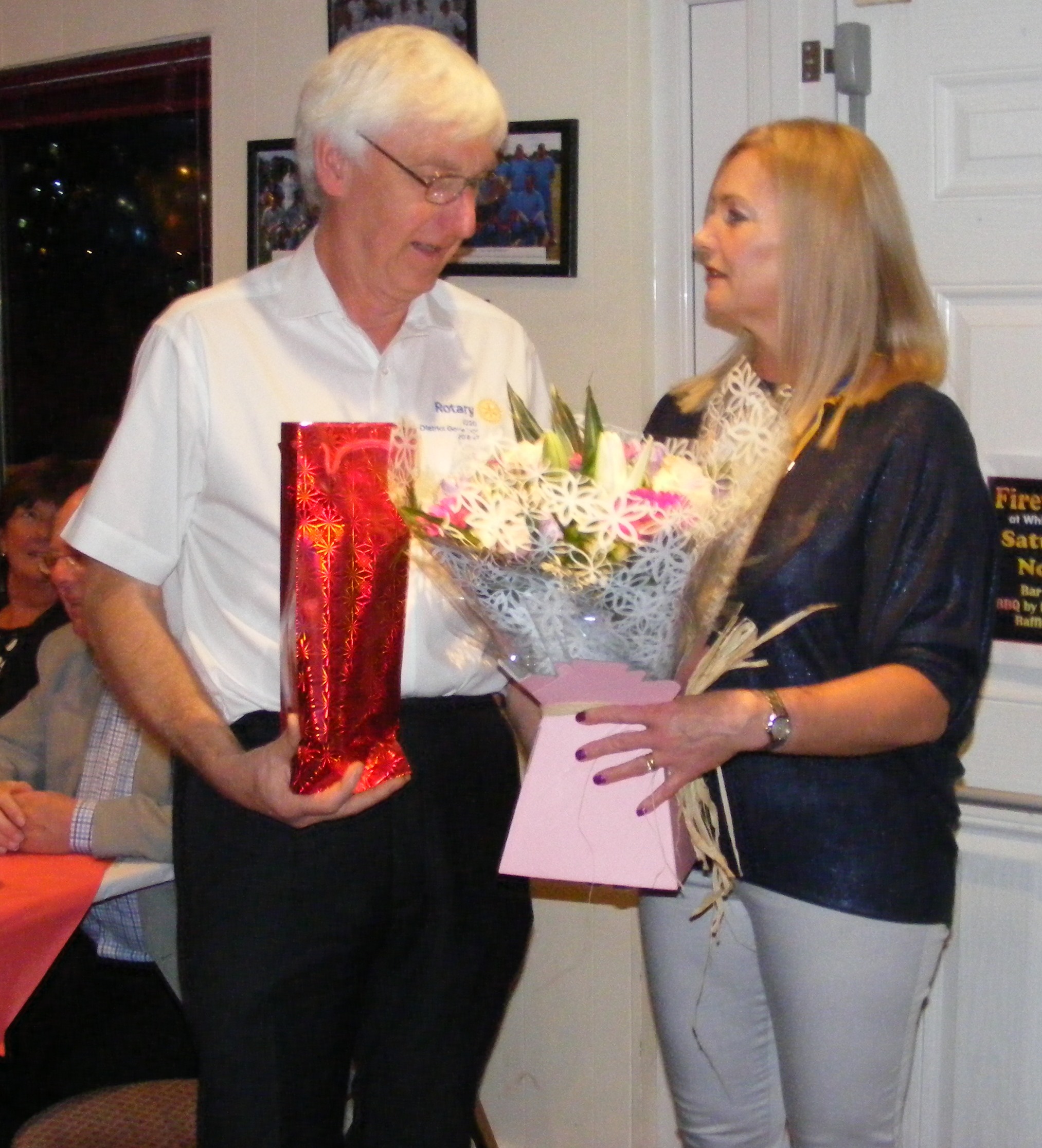 Presentation to DG Colin from President Ann