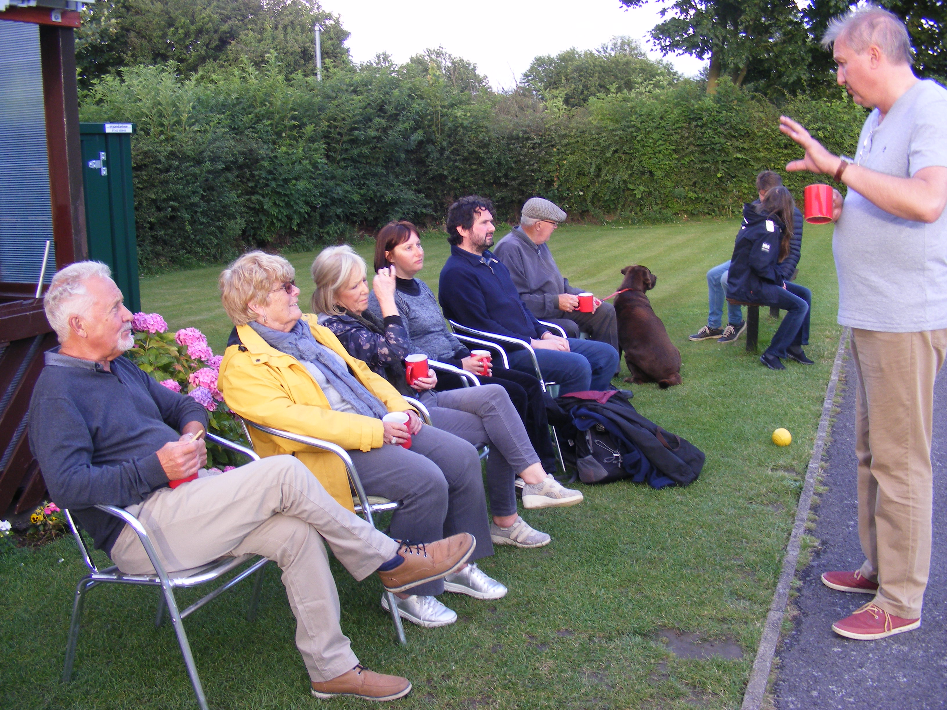 President Andrew addresses the troops