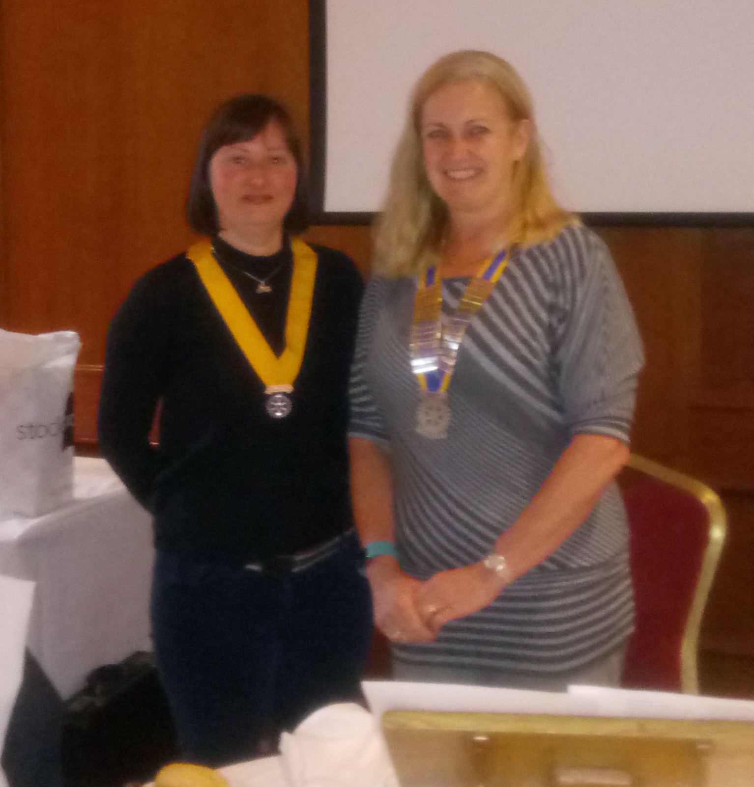 Mel receives her Chain of Office from President Ann