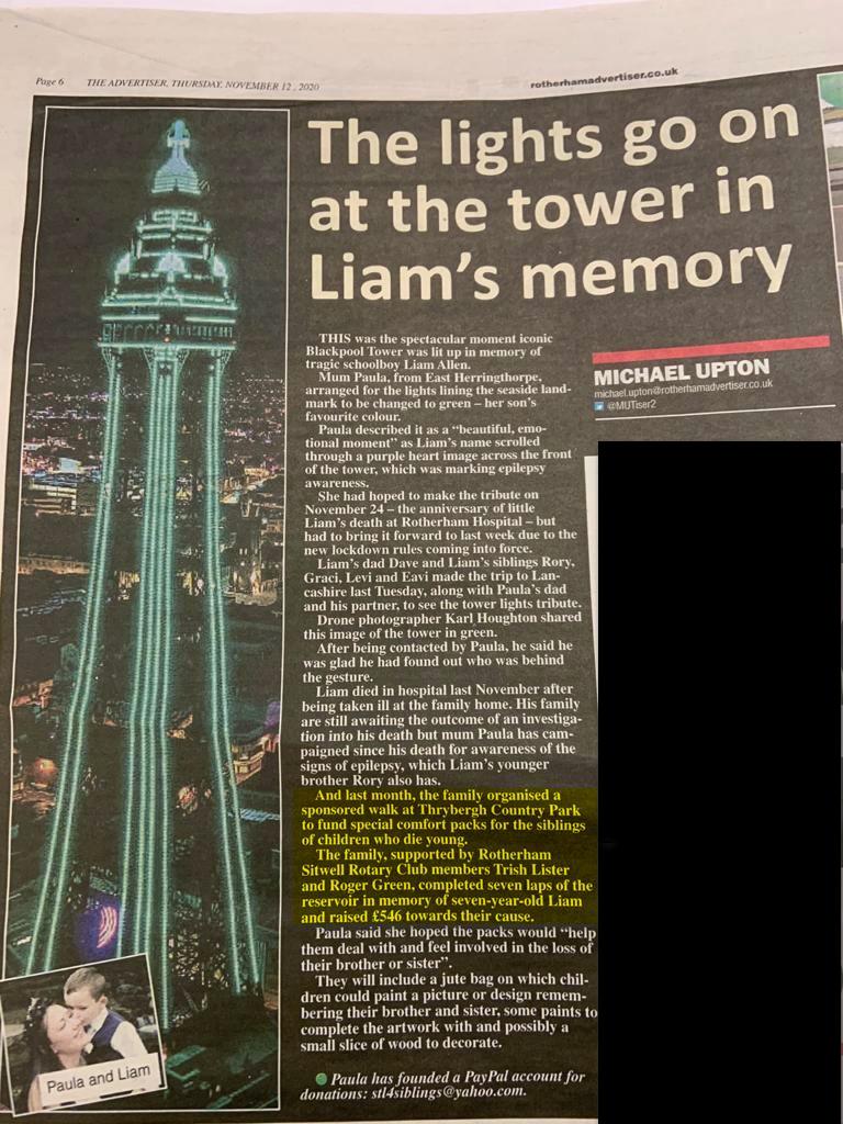 In Memory of Liam