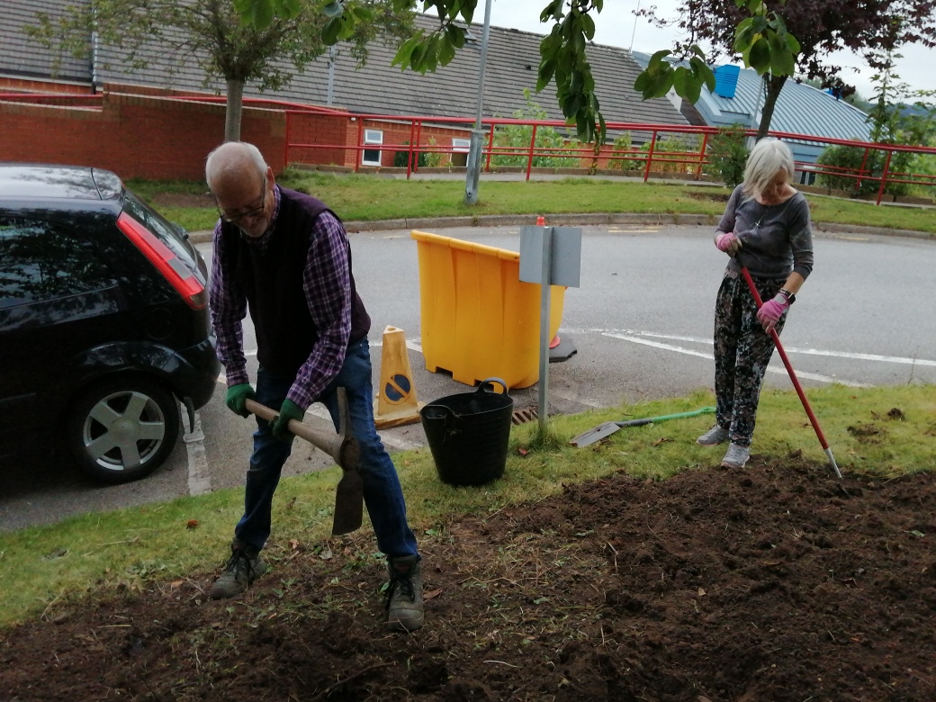 Paul and Trish get stuck in