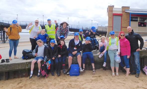 A wave for the camera