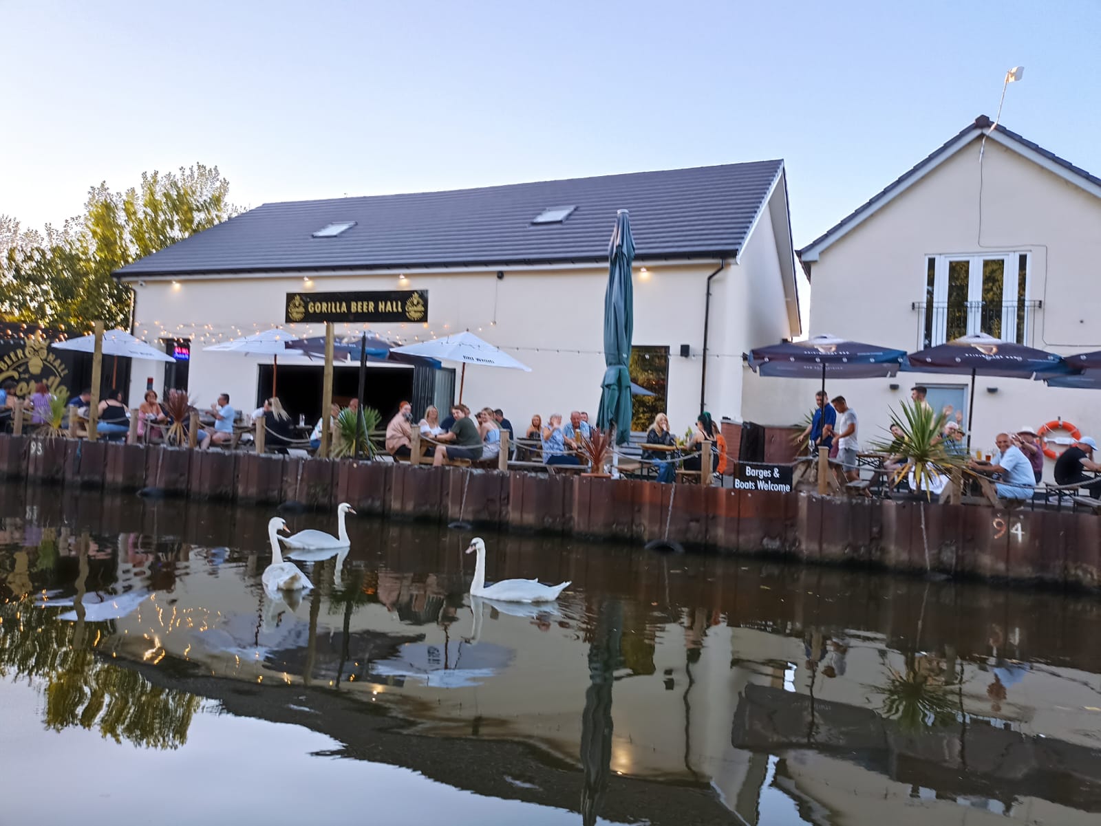 Gorilla Brewery Pub and canal boat trip