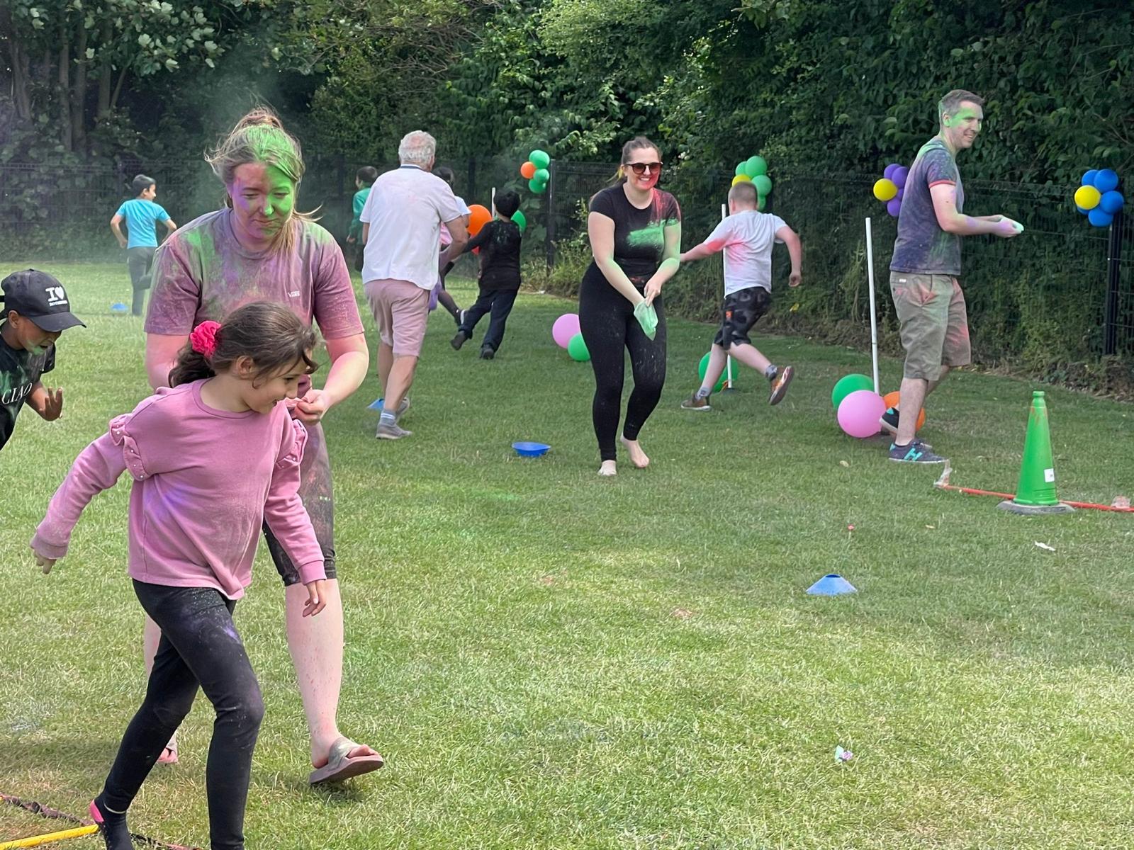 Paint bombs everywhere