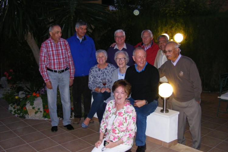 Drinks and nibbles at Shaun's