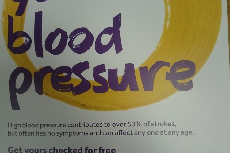 Free Blood Pressure Day, 25th March