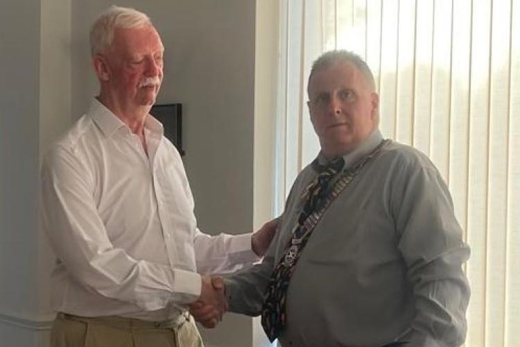 Club Handover-Welcome to the "Triumvirate".